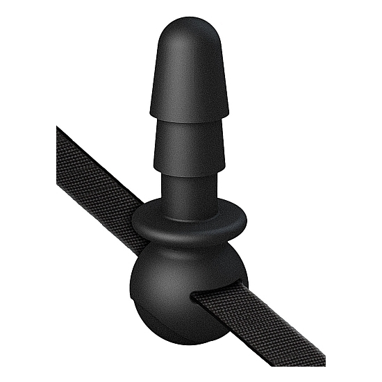 MORDAZA DE SILICONA CON BOLA Y PLUG MORDAZA DE SILICONA CON BOLA Y PLUG