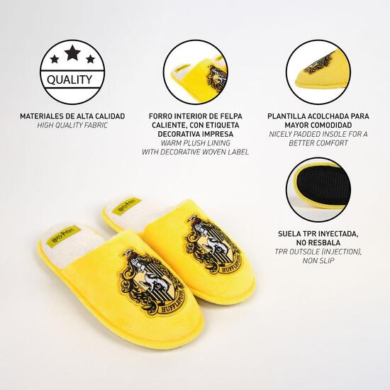 ZAPATILLAS DE CASA ABIERTA HARRY POTTER HUFFLEPUFF
