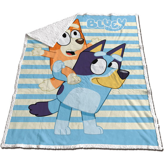 Comprar Manta Coralina Sherpa Bluey 120x150cm Manta Coralina Sherpa Bluey 120x150cm