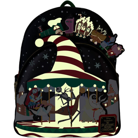 MOCHILA JOURNEY TO CHRISTMAS TOWN PESADILLA ANTES DE NAVIDAD DISNEY LOUNGEFLY