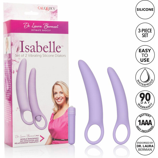 DLB ISABELLE SET DE DILDOS DE SILICONA - MORADO