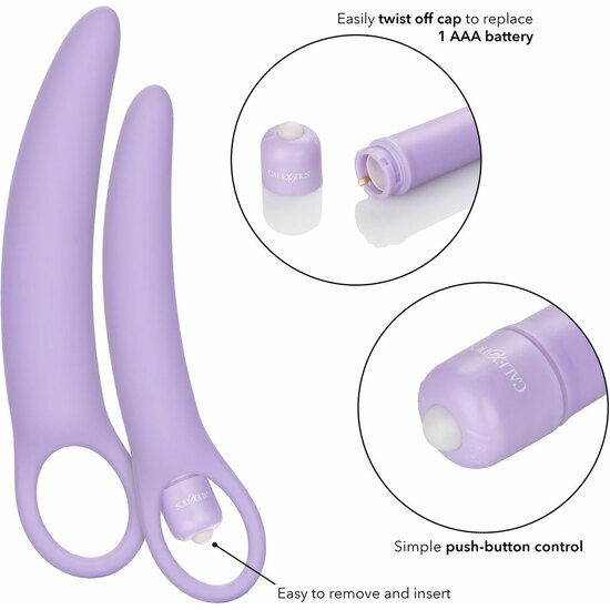 DLB ISABELLE SET DE DILDOS DE SILICONA - MORADO