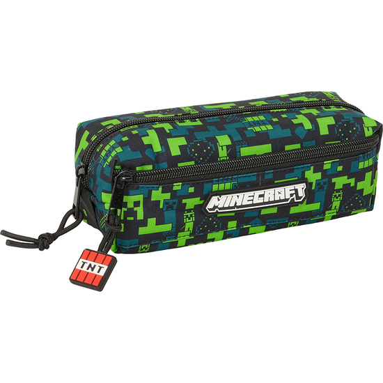 PORTATODO TRIPLE PEQ. C/GOMA ELAST. 20CM MINECRAFT  TNT SAFTA