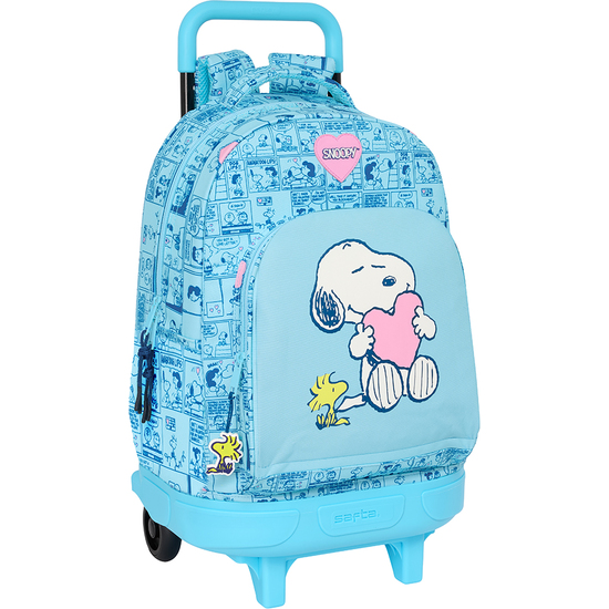 Comprar Mochila Gde. C/ruedas Compact Extraible Snoopy Love