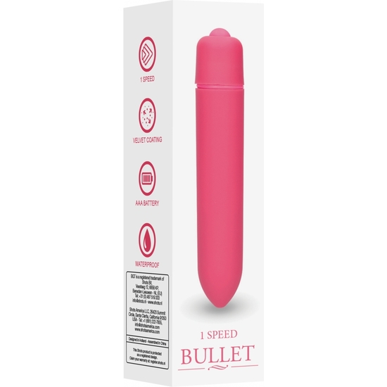 1 SPEED VIBRATING BULLET - PINK