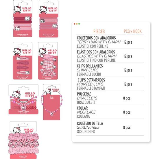 ACCESORIOS PELO DISPLAY HELLO KITTY