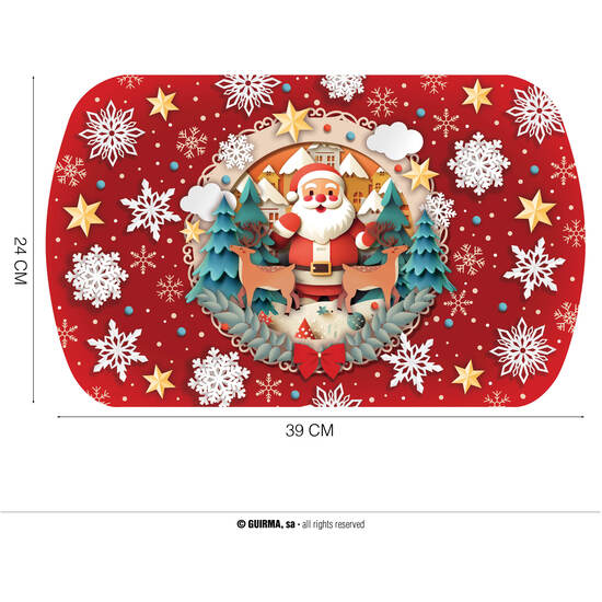 Comprar Bandeja De Navidad 39x24 Cm Pvc