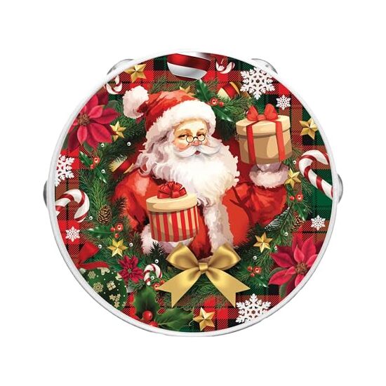 Comprar Pandereta Santa Claus Pvc 13 Cm