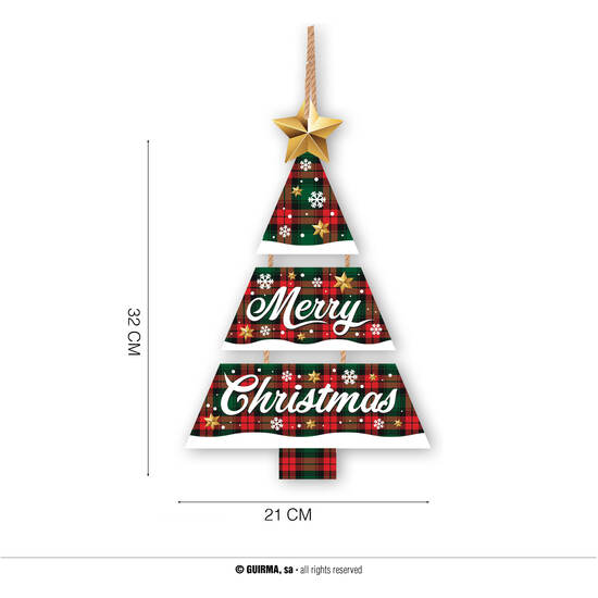 Comprar Letrero Merry Christmas 32x21 Cm