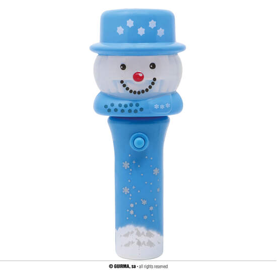 VARITA HOMBRE NIEVE CON LUZ, 13 CMS GUIRMA