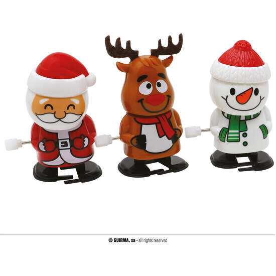 CAJA 12 MUÑECOS NAVIDAD ANDANTES SURTIDOS 6.5 CMS GUIRMA