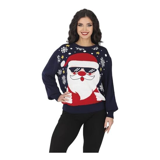 JERSEY NAVIDAD NOEL, MUJER, TALLA M