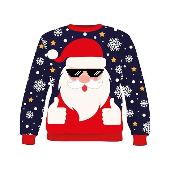 JERSEY NAVIDAD NOEL, MUJER, TALLA M