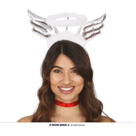 DIADEMA ALAS ANGEL PLATA GUIRMA