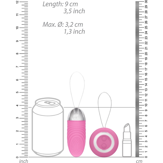ETHAN PINK REMOTE CONTROL VIBRATING EGG