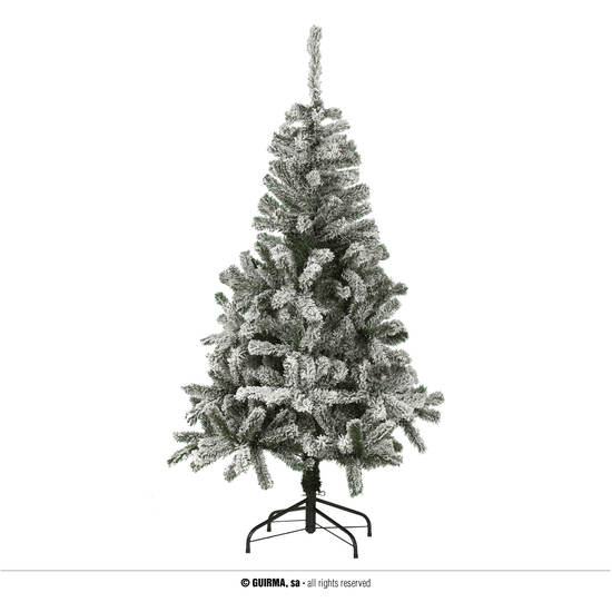 Comprar Arbol Nevado Alaska 120 Cms 180 Ramas Pie Met.
