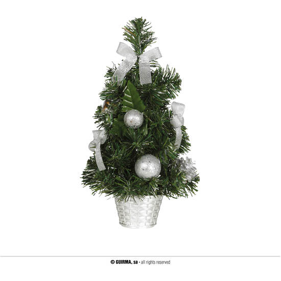 Comprar Arbol Decorado Plata 40 Cms