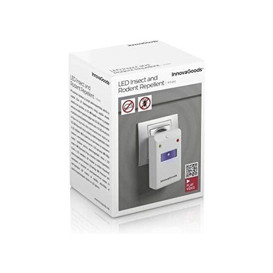 24 AHUYENTADOR DE INSECTOS Y ROEDORES CON LED