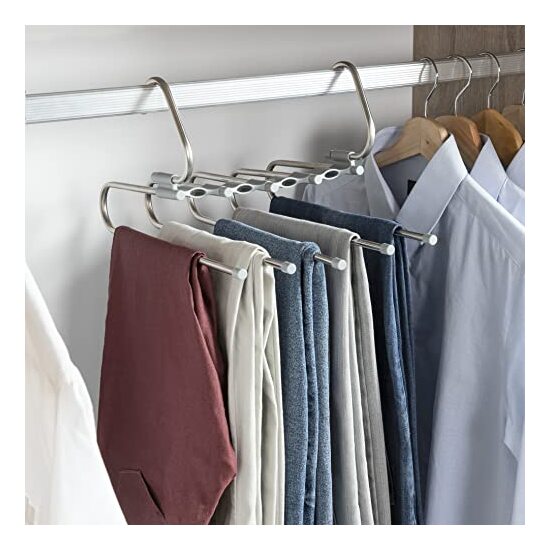 20 PERCHA MÚLTIPLE PARA PANTALONES 5 N 1 HAVS
