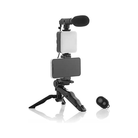 # -15- KIT VLOGGING C/LUZ, MICROFONO Y MANDO PLO