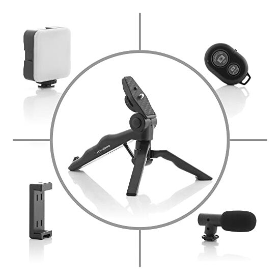 # -15- KIT VLOGGING C/LUZ, MICROFONO Y MANDO PLO