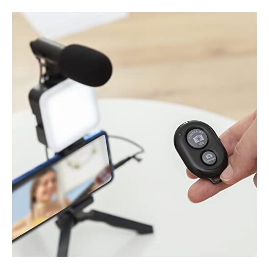 # -15- KIT VLOGGING C/LUZ, MICROFONO Y MANDO PLO