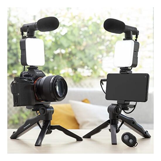 # -15- KIT VLOGGING C/LUZ, MICROFONO Y MANDO PLO