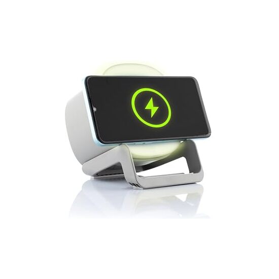 # -8- ALTAVOZ CARGADOR INALAMBRICO CON LED SOUWIS
