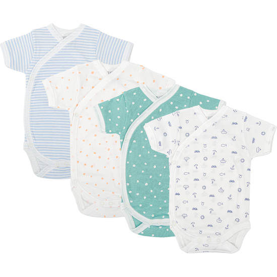 Comprar Pack 4 Body Cruzado Manga Corta