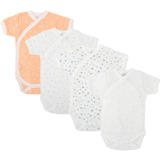 Comprar Pack 4 Body Cruzado Manga Corta