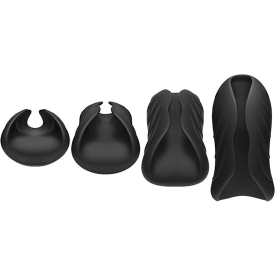 OPTIMALE SILICONE MASTURBATOR WITH VIBRATOR AND WARM UP