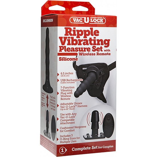 VAC-U-LOCK VIBRATION WAVY PLEASURE KIT