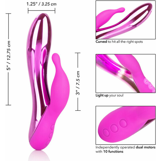 DAZZLED RADIANCE RAMPANT VIBRATOR - PINK