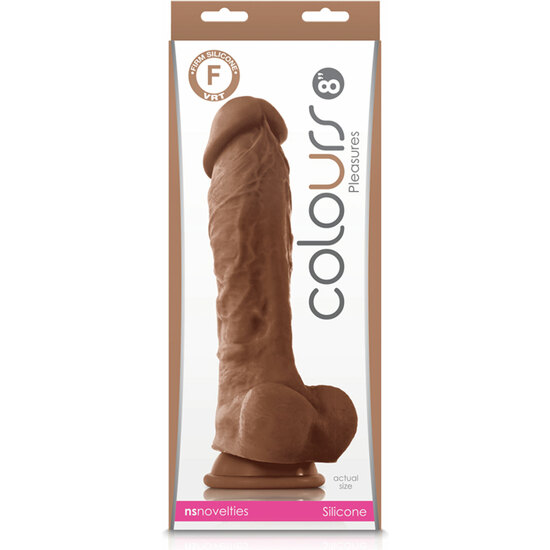 COLORS PLEASURES REALISTIC PENIS 23CM - CARAMEL