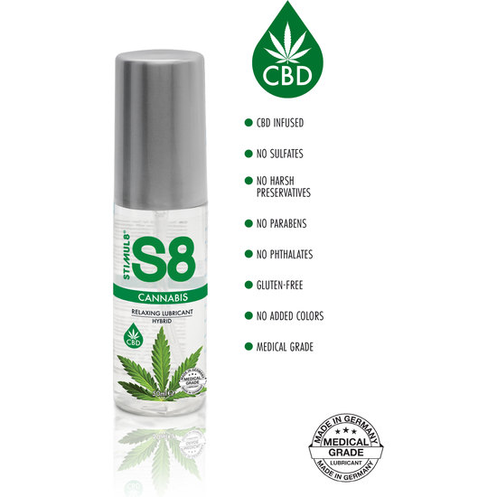 S8 CANNABIS HYBRID LUBRICANT 50ML