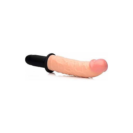 THE CURVED DICKTATOR 13 SILICONE PLUG VIBRATOR