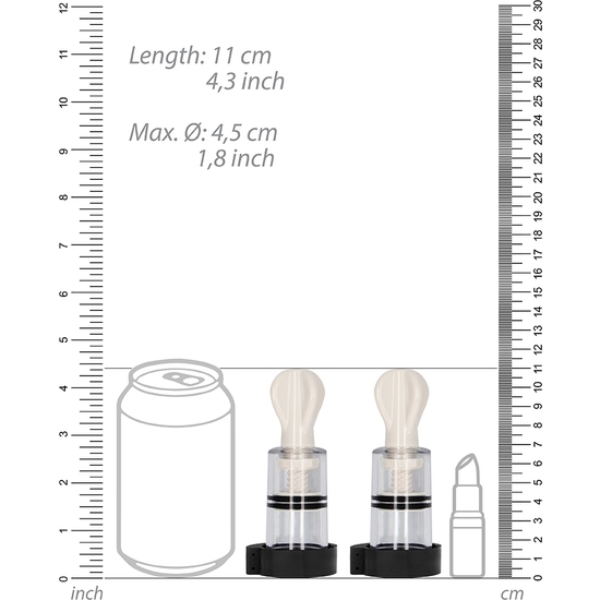 MINI MAGNETIC NIPPLE CUP WITH ELECTRO STIMULATION
