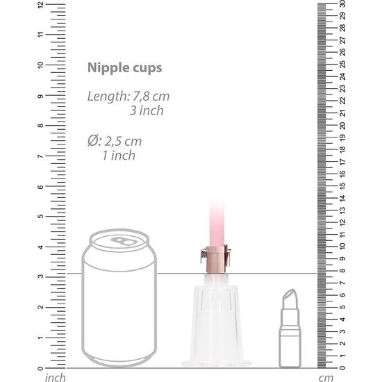 SUCTION KIT FOR BREAST AND BIG CLITORIS - PINK