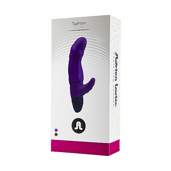 TYPHOON VIBRATOR 2 MOTORS - BLACK