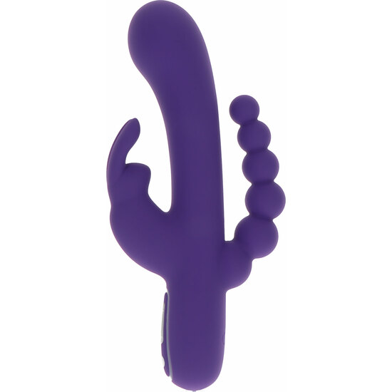 TRIPLE PLEASURE VIBRATOR-PURPLE