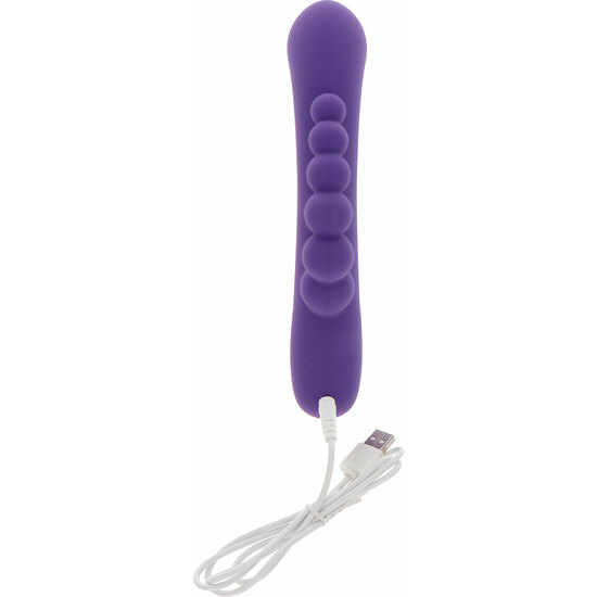 TRIPLE PLEASURE VIBRATOR-PURPLE