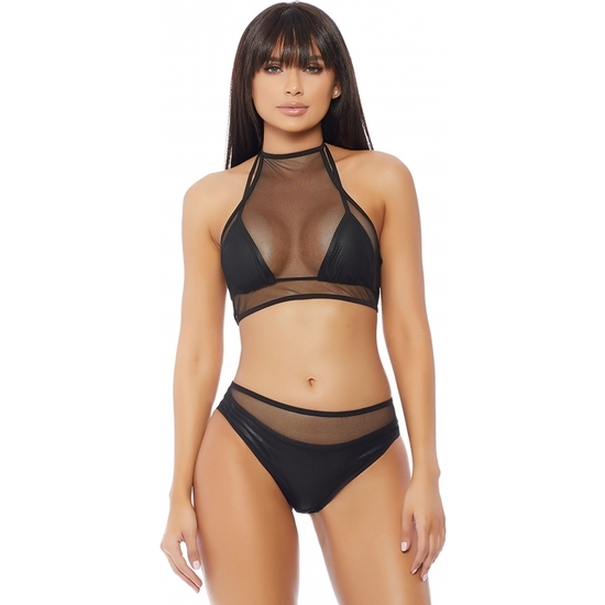Impulse Top And Panties - Black