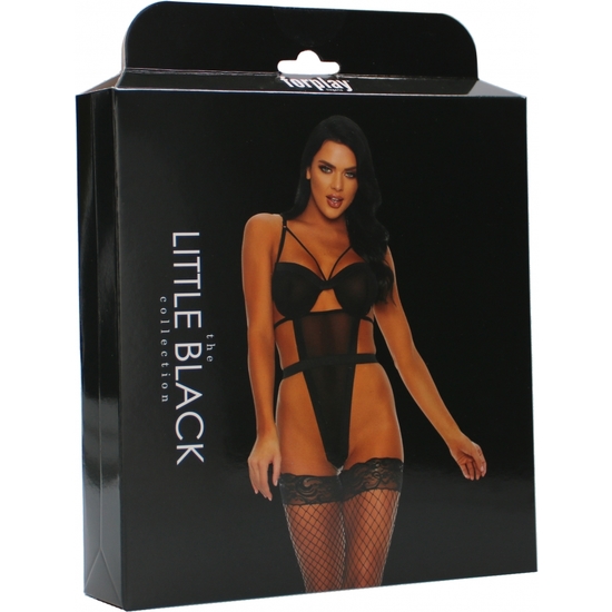 IMPULSE TOP AND PANTIES - BLACK