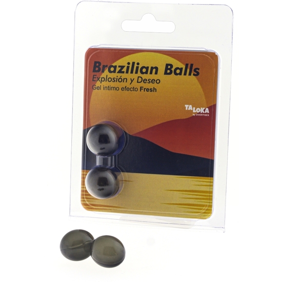 2 brazilian balls explosion de aromas gel excitante efecto fresh