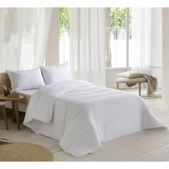 Edredón-relleno nórdico blanco 300 gr/m2 para cama 105 cm - 180x220