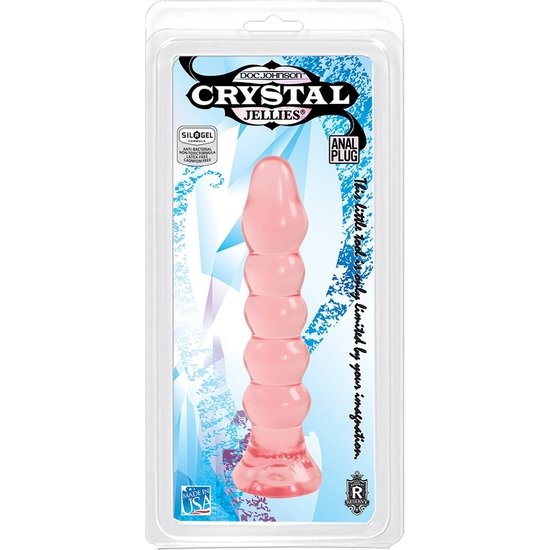 Crystal jellies - anal plug - rosa (2)