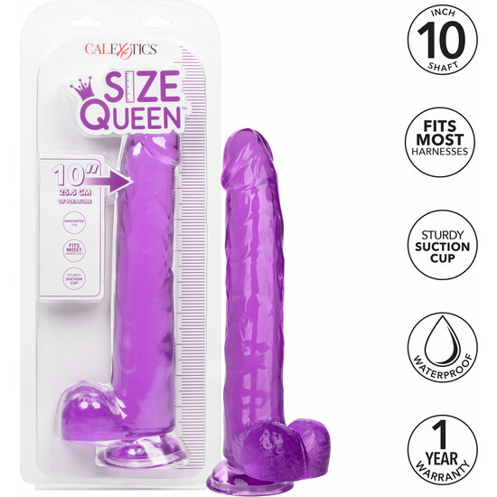 Queen size pene gelatina 30,5cm - morado (6)