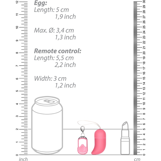 Huevo vibrador punto-g inalambrico pequeño rosa (4)
