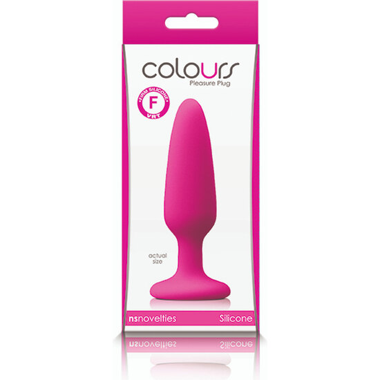 Colors pleasures plug pequeño - rosa (1)