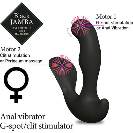 Feelztoys jamba vibrador anal negro (2)
